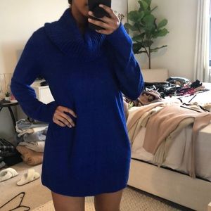 NOT FOR SALE H&M Royal blue turtle neck dress